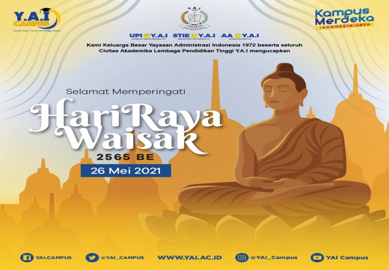 Selamat Memperingati Hari Raya Waisak 2565 BE